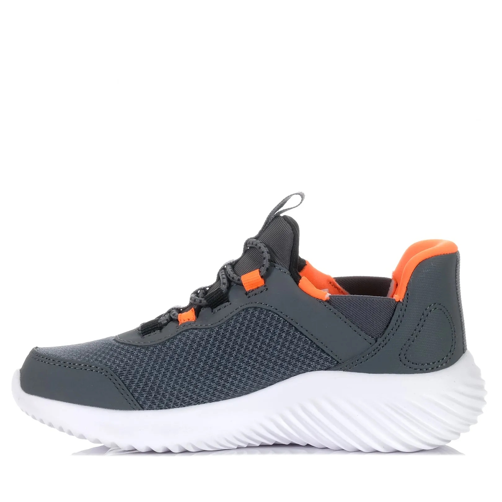 Skechers Slip-Ins: Bounder - Brisk-Burst 403822L Charcoal/Orange
