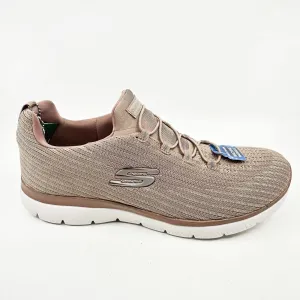 Skechers Summits Cool Dash Rose Womens Slip On Athletic Sneakers