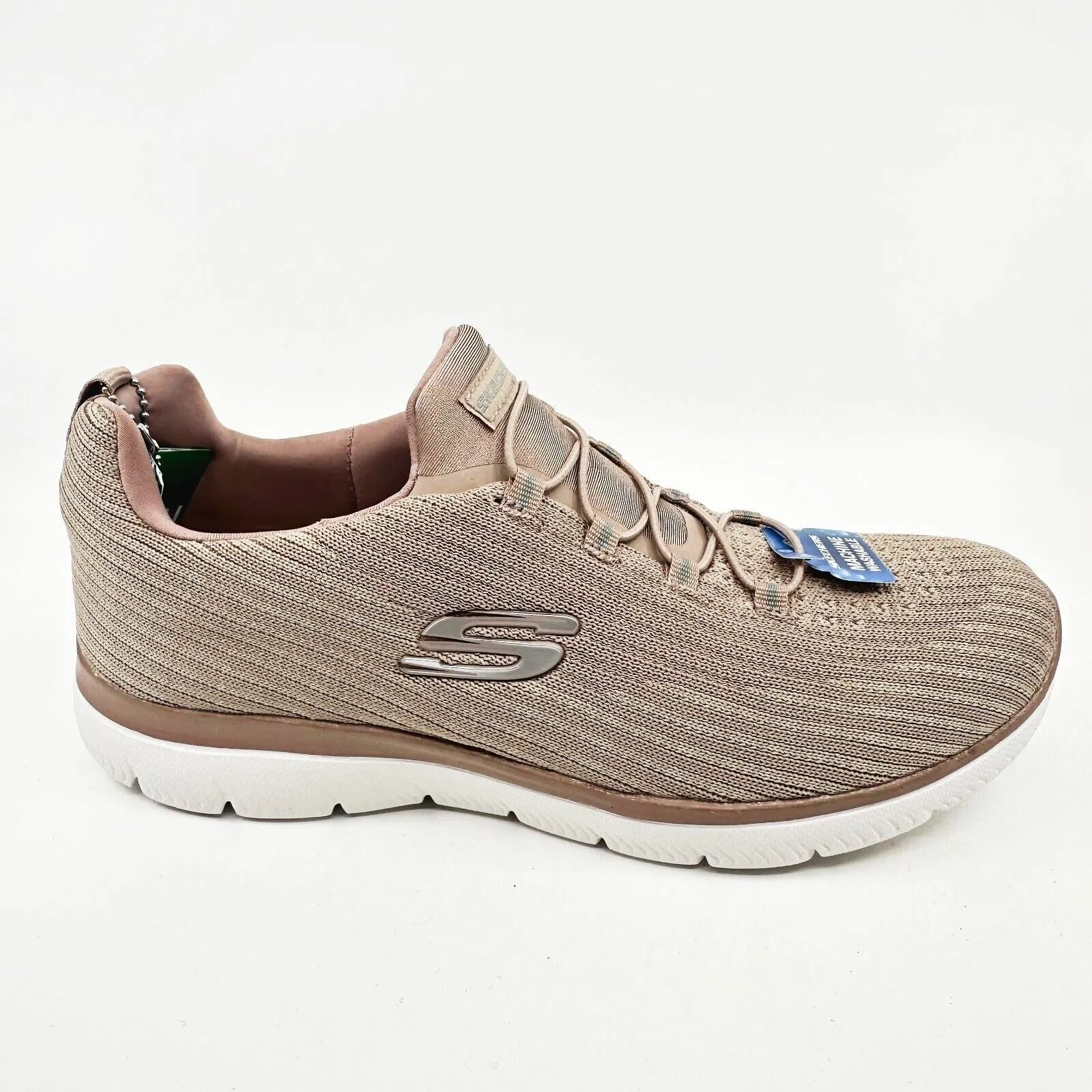 Skechers Summits Cool Dash Rose Womens Slip On Athletic Sneakers