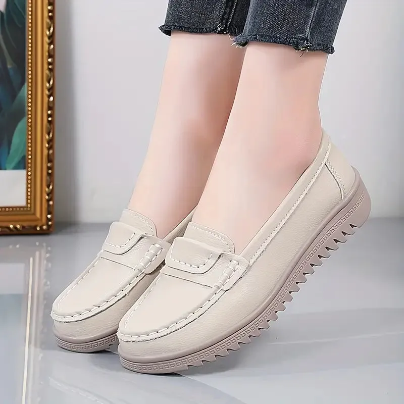 Slip-on loafer-comfortabele zomerschoenen met een niet-slip zool