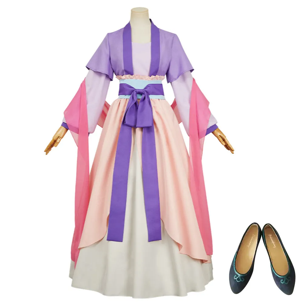 The Apothecary Diaries Maomao Purple Dress Outfit Carnival Halloween Cosplay Costume