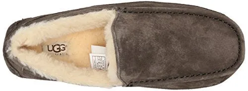 UGG Men's Ascot Slipper, Charcoal, 11 M US