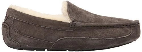 UGG Men's Ascot Slipper, Charcoal, 11 M US