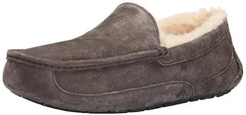UGG Men's Ascot Slipper, Charcoal, 11 M US