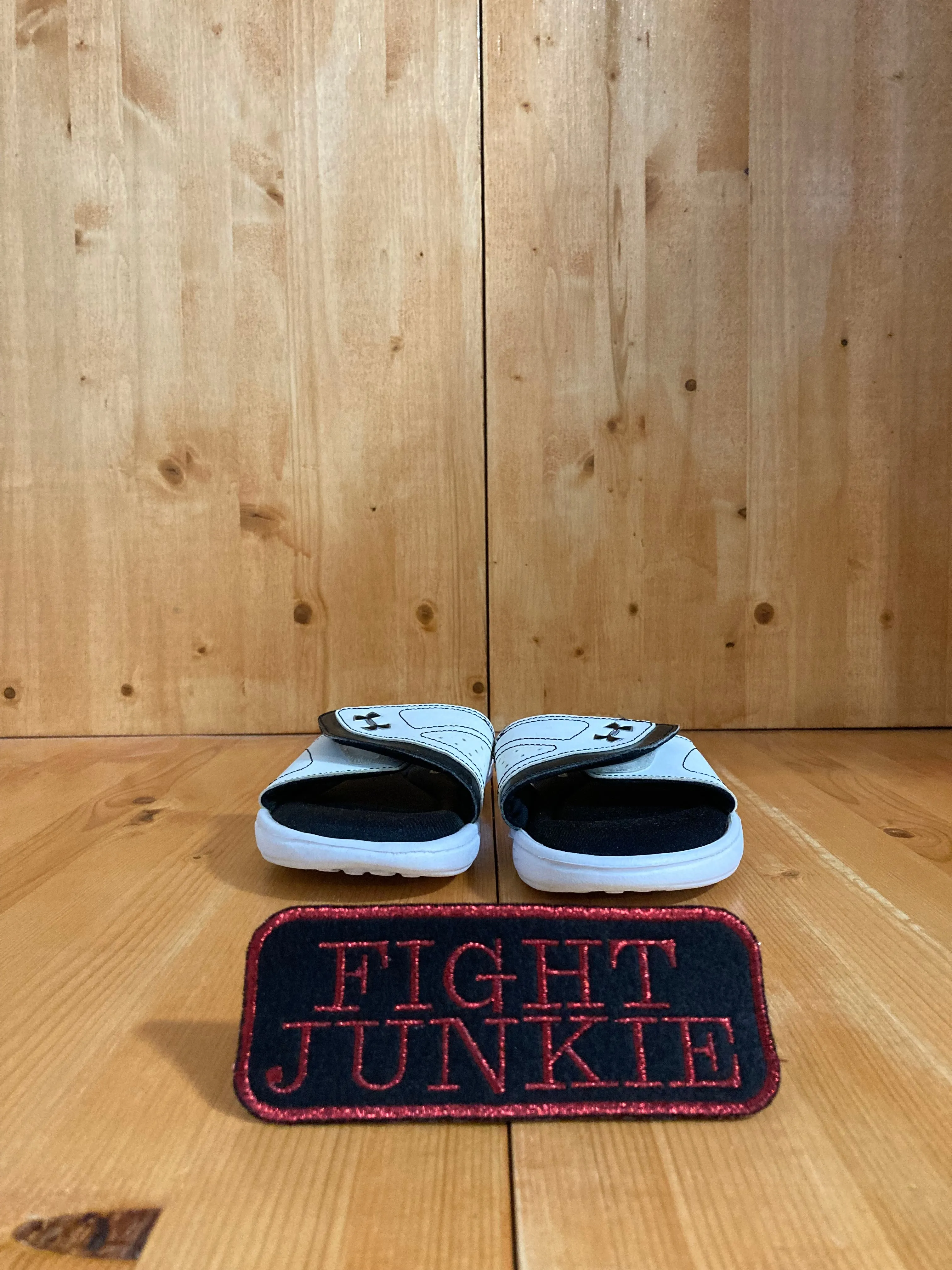 UNDER AMOUR IGNITE V II Women's Size 6 Slides Sandals White 1253450-100
