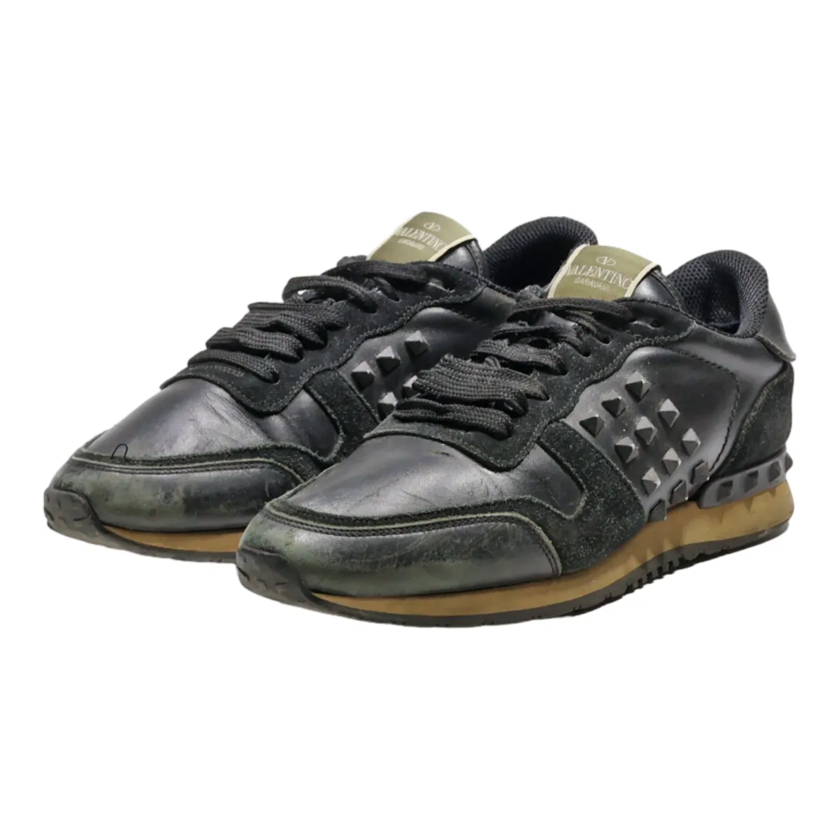VALENTINO Sneaker Trainers Black Synthetic Mens UK 6.5