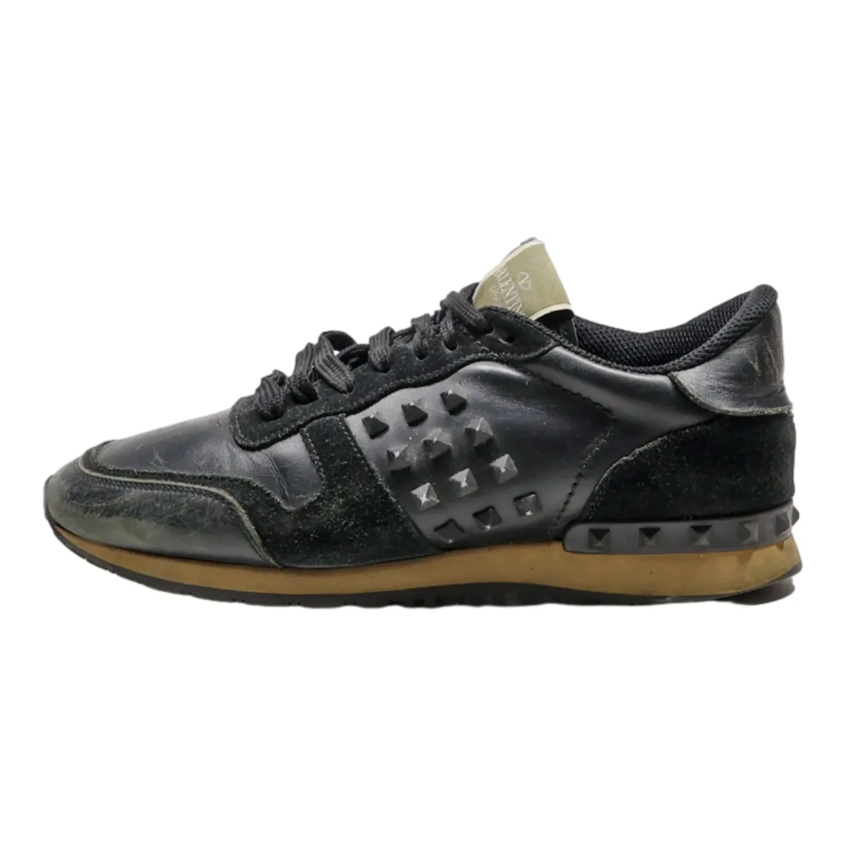 VALENTINO Sneaker Trainers Black Synthetic Mens UK 6.5
