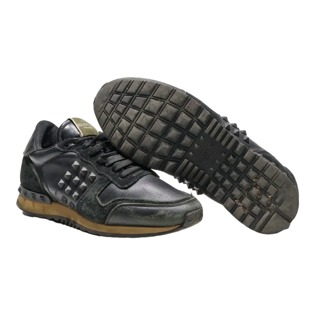 VALENTINO Sneaker Trainers Black Synthetic Mens UK 6.5
