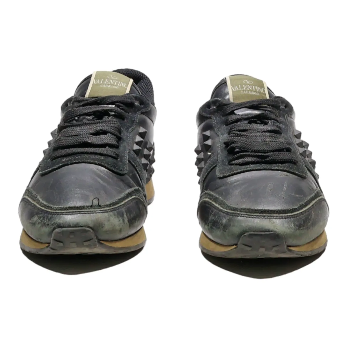 VALENTINO Sneaker Trainers Black Synthetic Mens UK 6.5