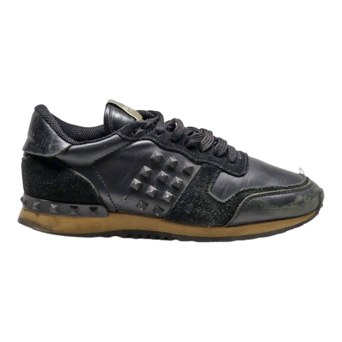 VALENTINO Sneaker Trainers Black Synthetic Mens UK 6.5