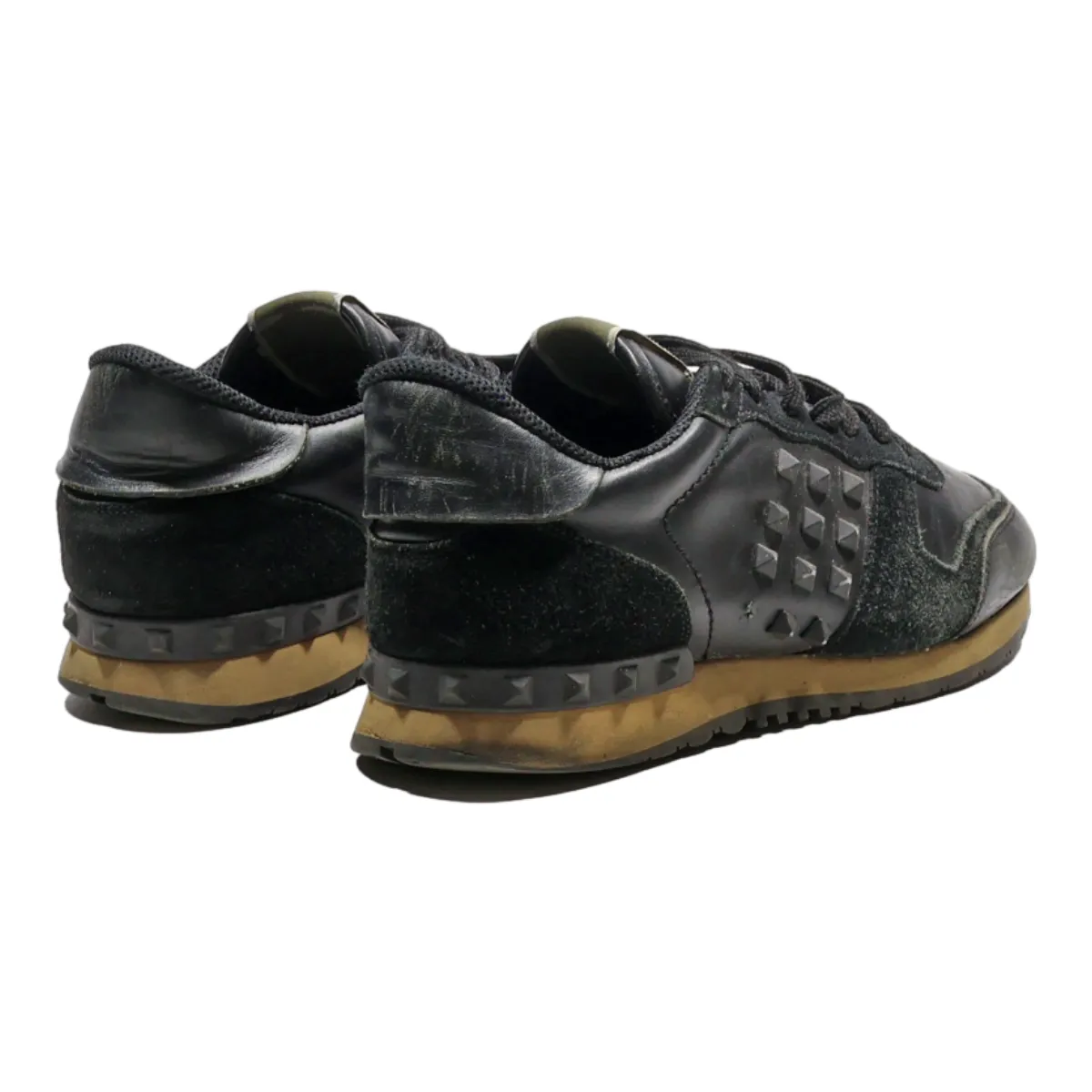 VALENTINO Sneaker Trainers Black Synthetic Mens UK 6.5