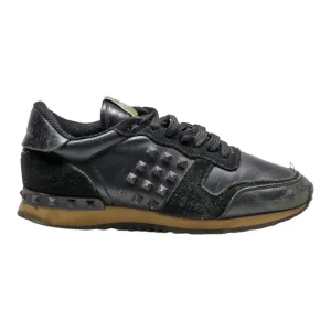 VALENTINO Sneaker Trainers Black Synthetic Mens UK 6.5