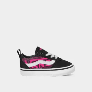 Vans Infants TD Ward Slip On Sneakers Black/Pink _ 181738 _ Black