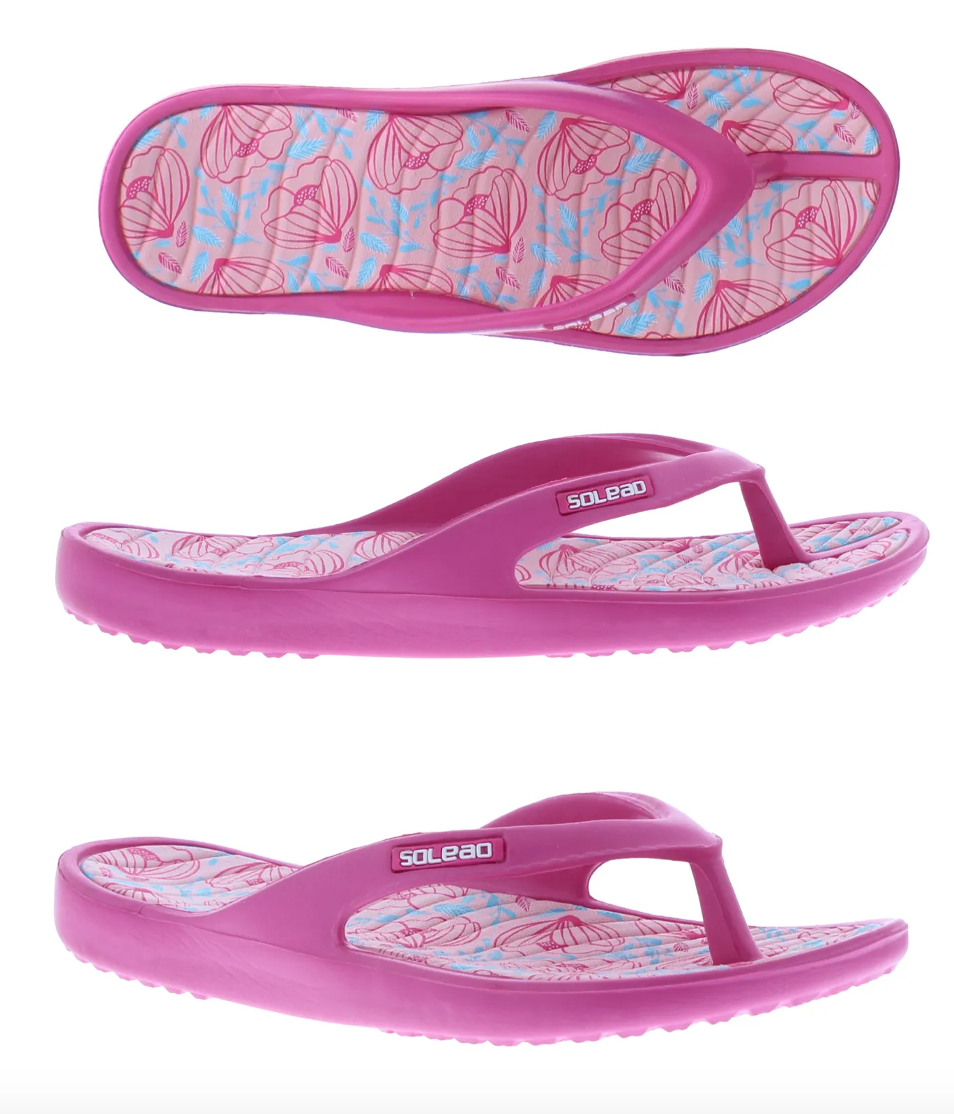 Women Insole Print Flip Flop