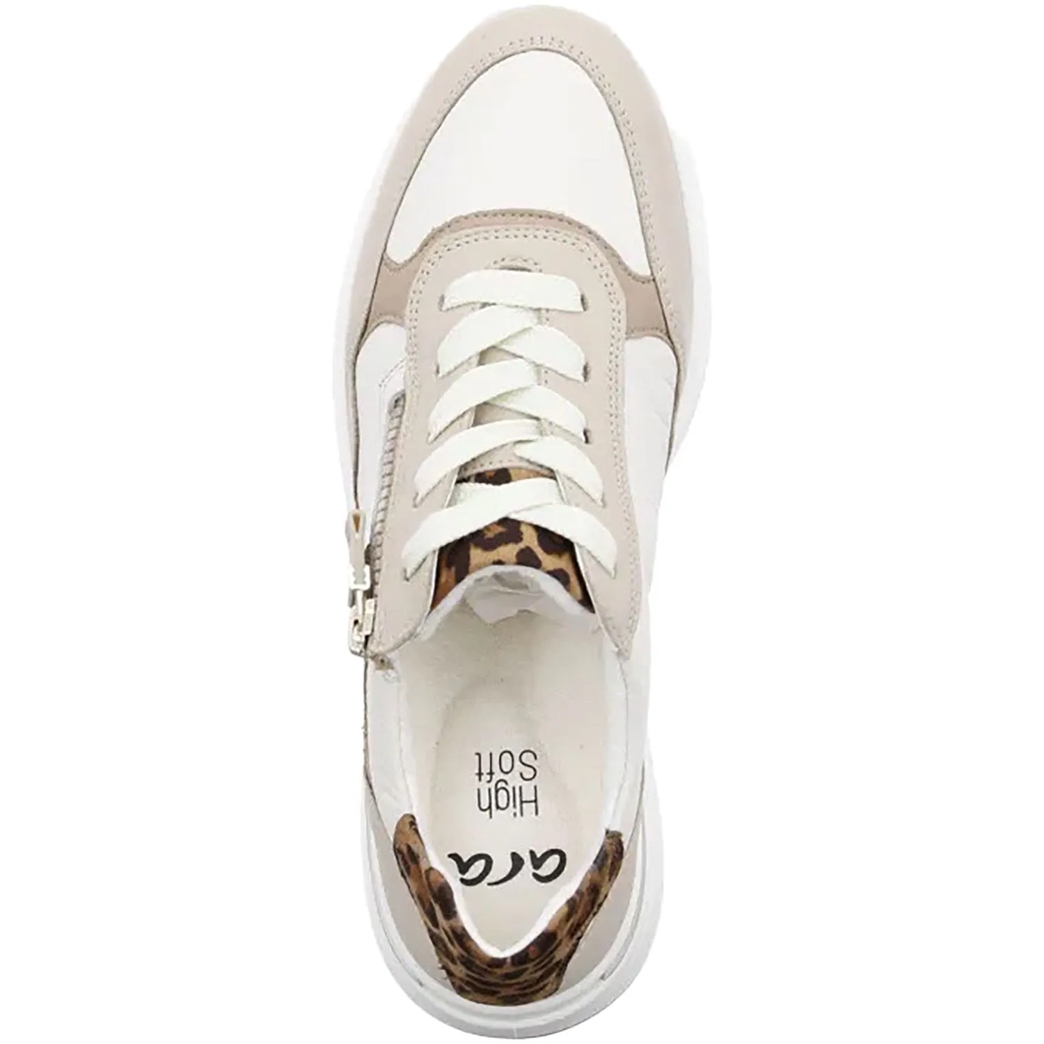 Women's Ara Gardenia Shell/Cream/Sand Leather