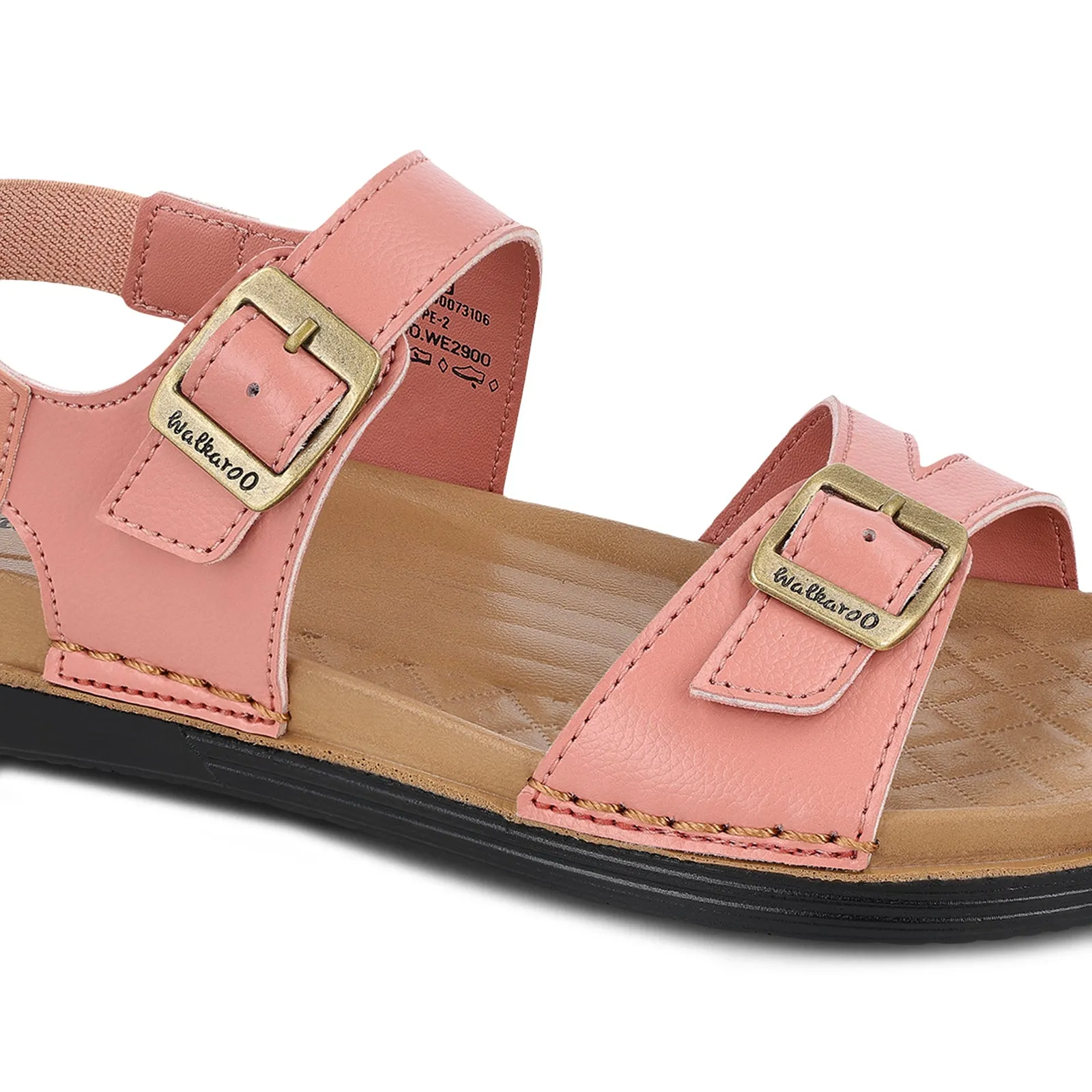 Women's Daily Wear Comfort Sandals - WE2900 Peach