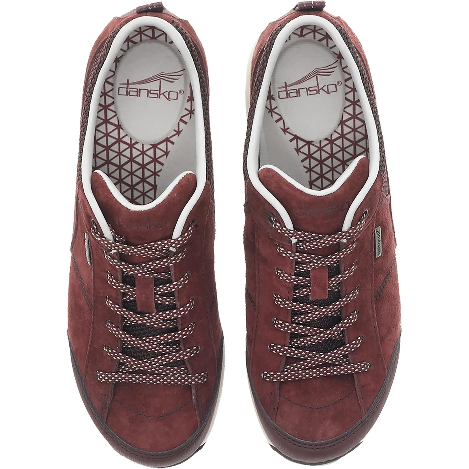 Women's Dansko Paisley - Waterproof Mahogany Suede