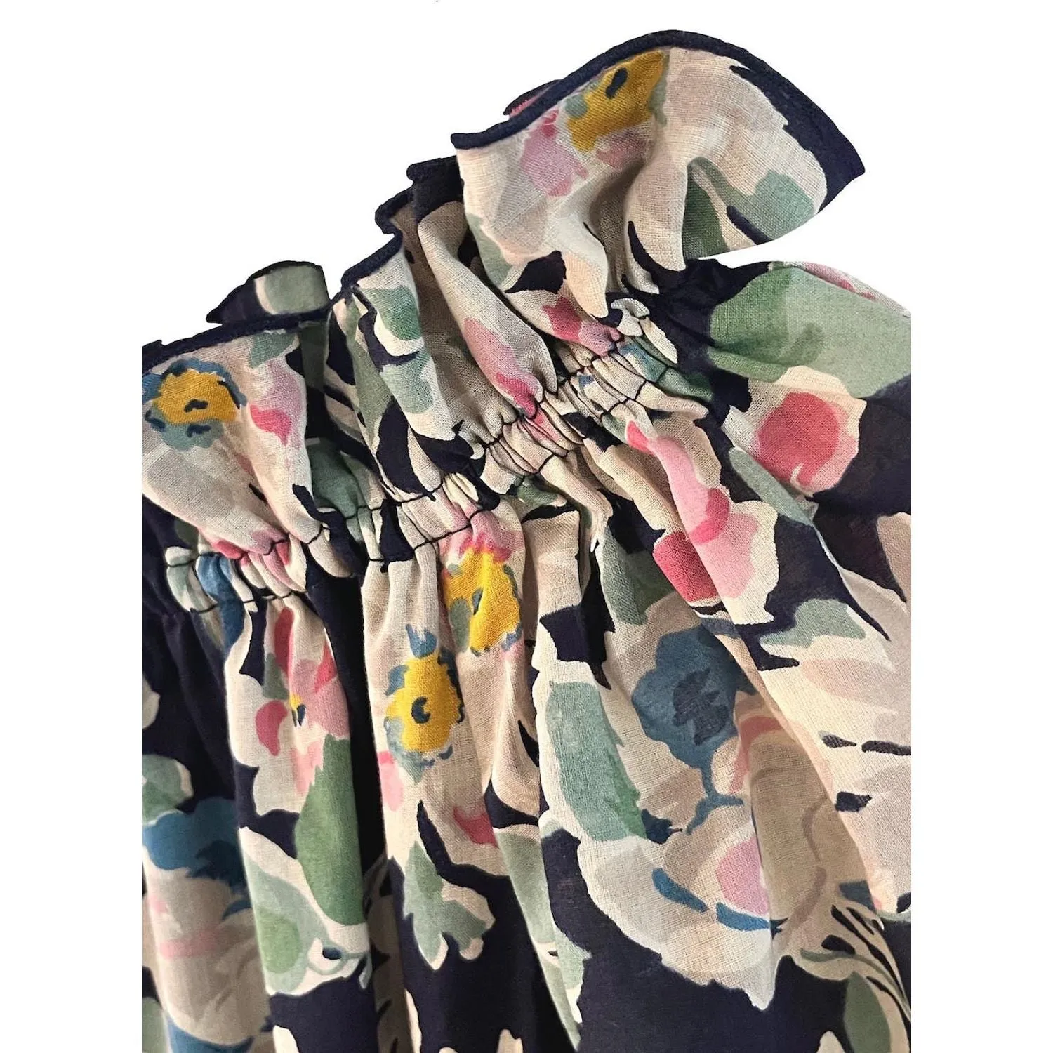 Women's Grace Dress in Navy Floral by Casey Marks