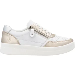 Women's Remonte DOJ05-81 Kendra 01 Pale Gold/Weiss/Silver Leather